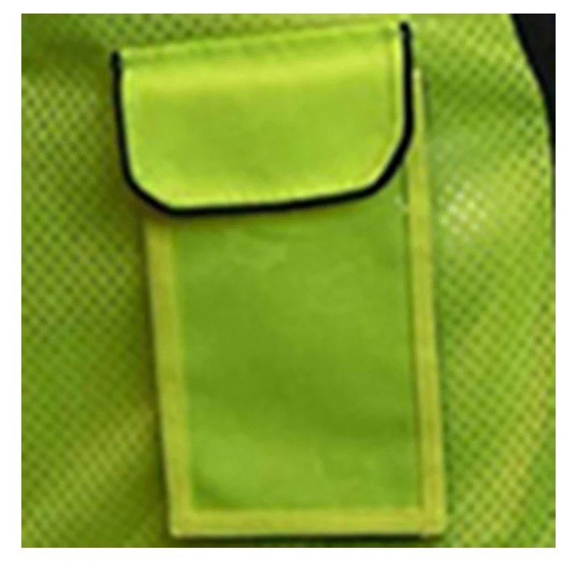 Hi Visibility Reflective Vest Jacket Workwear With Pockets Construction Clothing Safety Work  Logo Custom men mesh