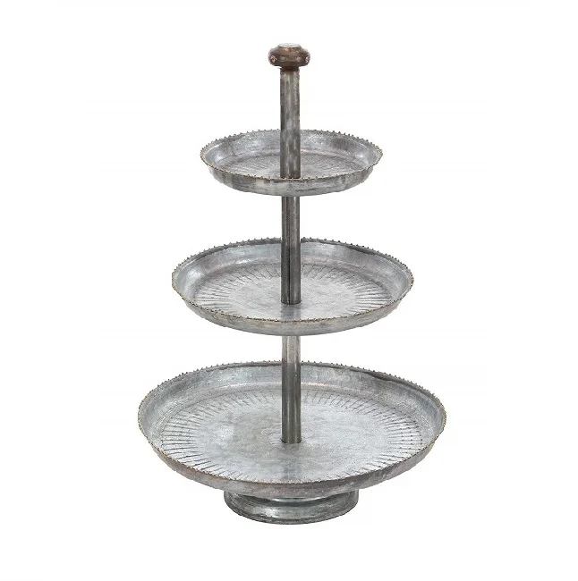 Metal Wedding Dessert Iron Metal Cake Stand For Anniversary & Birthday Parties 3 Tier Design Home Cake Tools Metal Cup With High
