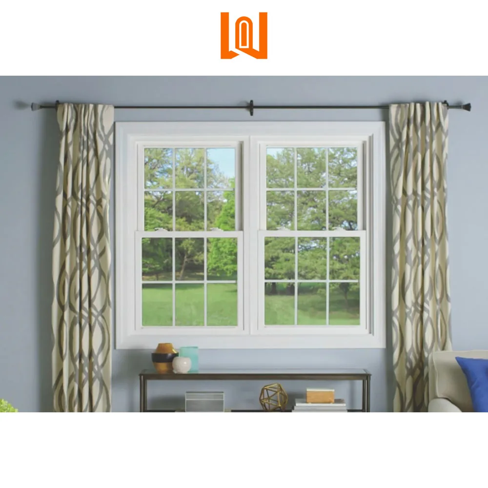latest home single hung windows weather resistant insulated durable tempered double glazed windows vinyl windows