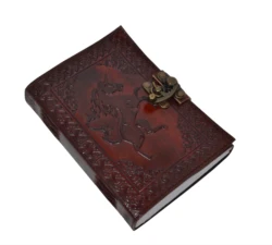 Новый блокнот с тиснением и принтом лошадей, блокнот из натуральной кожи для беременных, журнал с индивидуальным принтом для мужчин и женщин