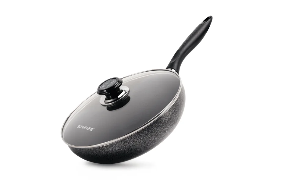 Hot Deal Cheap Price Customized Deep Fry Pan Modern Covered Non Stick Saute Pan Household Items