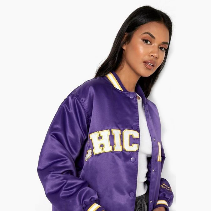 Varsity satin jacket Custom Logo Wool Embroidery Baseball Jackets Oem Manufacturer High Quality Varsity Jacket heavyweight