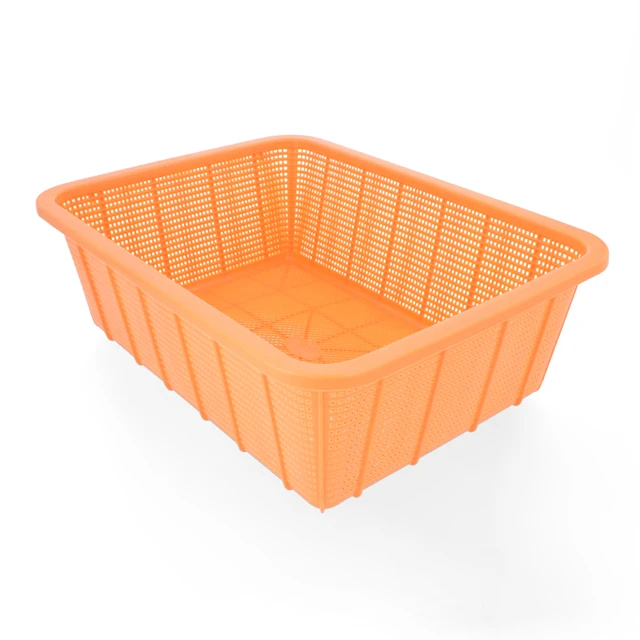 Large Plastic and Cloth Basket with Handles Rainbow Storage Accessories for Home Kitchen & Laundry