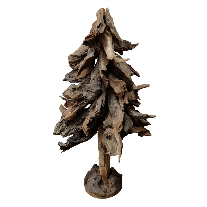 Artisan Decoration Ornaments Custom Small To Large Java Rustic Teak Natural Reclaimed Driftwood Christmas Tree Made In Indonesia