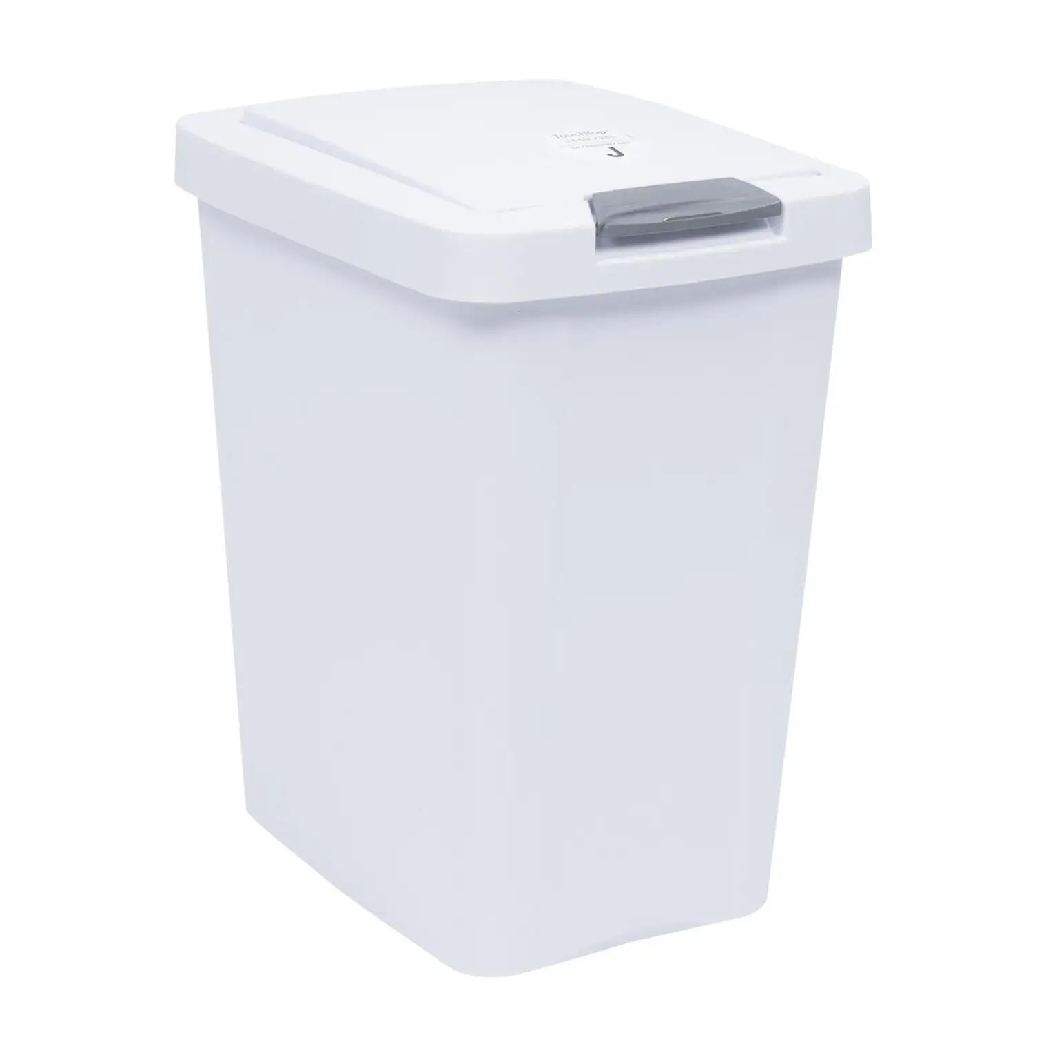 Пластиковая корзина для мусора с прессом сверху-7 5 Gal- White