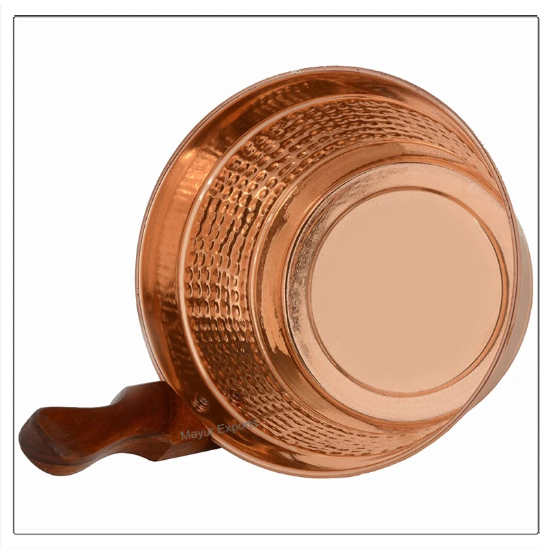Hammered Copper Sauna Bucket Pure Copper Spa Bucket Sauna Accessories