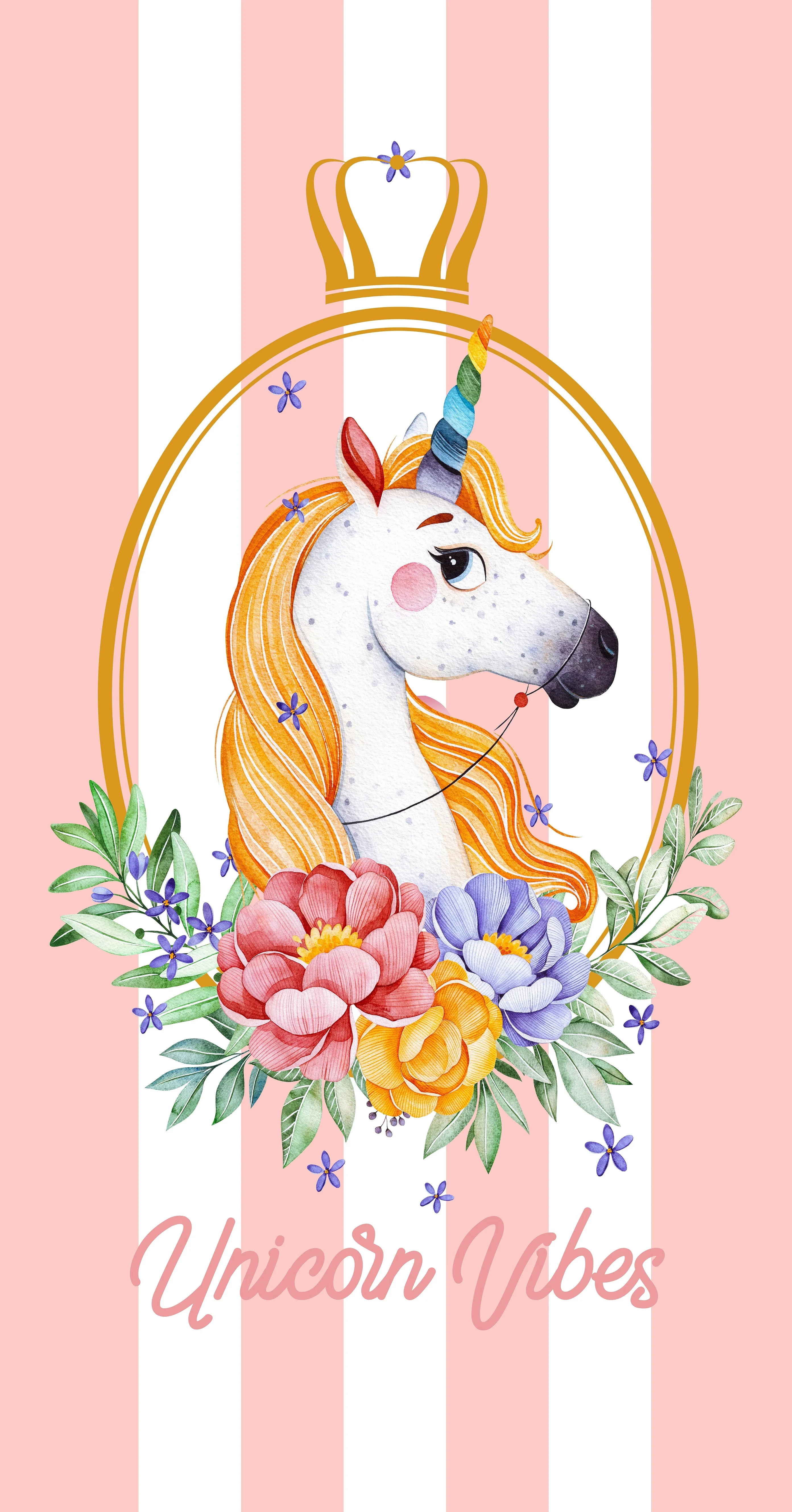 Custom Unicorn Printed Microfiber/Cotton Bath Towels Best Material for Daily Use round Pattern Negotiable Price