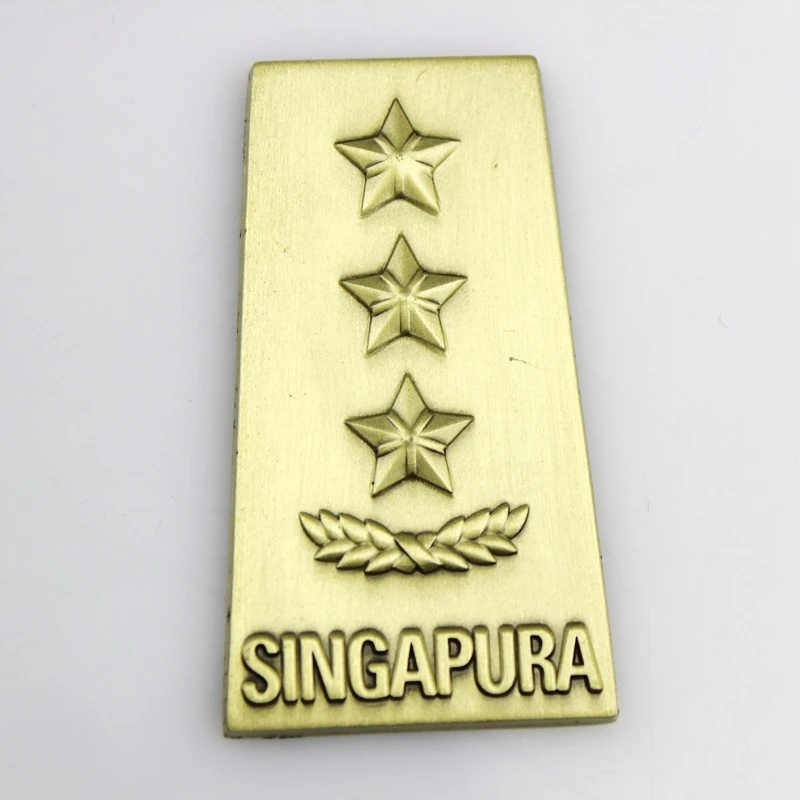 custom made OEM Handmade Bullion Wire Badges Fashion 2023 Hand Embroidery Gold and silver Bullion Wire Badges Brooch Crest Patch