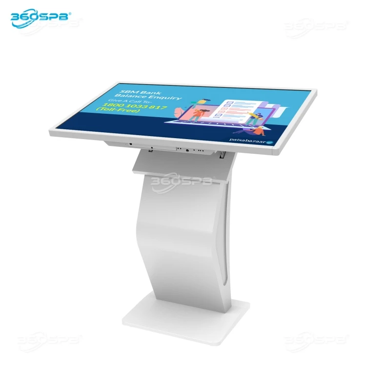 360SPB ITK55S Horizontal Advertising Machine Floor Query Machine All In One Machine Touch Screens Kiosk For Self-service Display