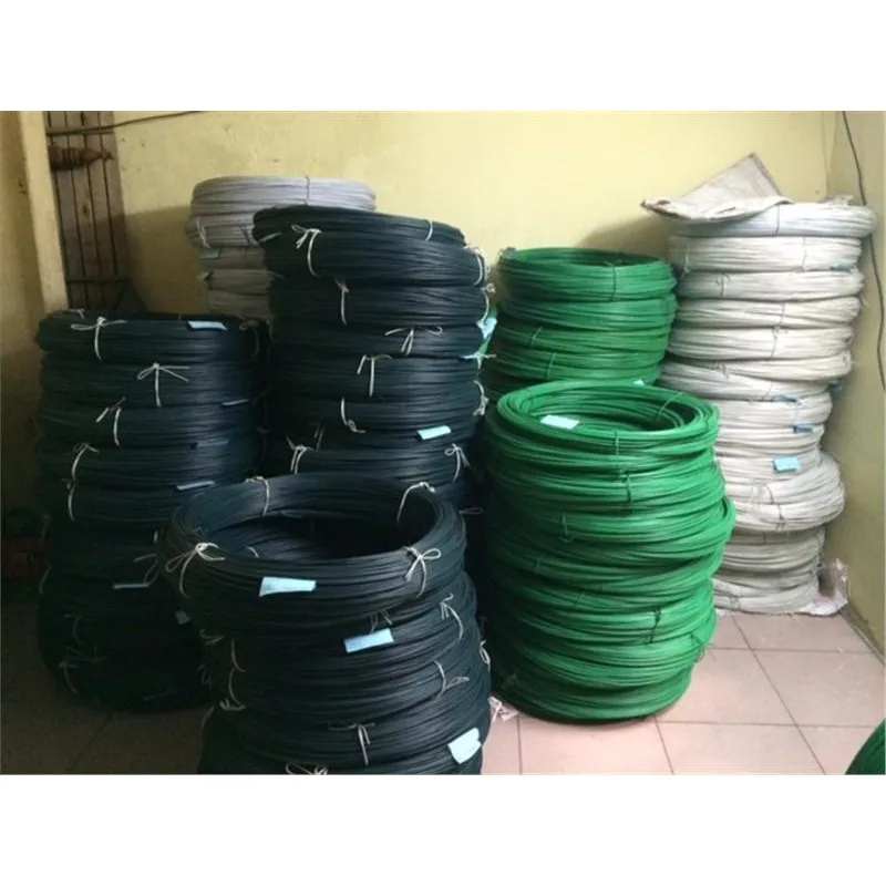 Steel Wire Plastic Coated Low Carbon Steel Wire With Plastic Coated Pvc 1.5mm to 3.5mm
