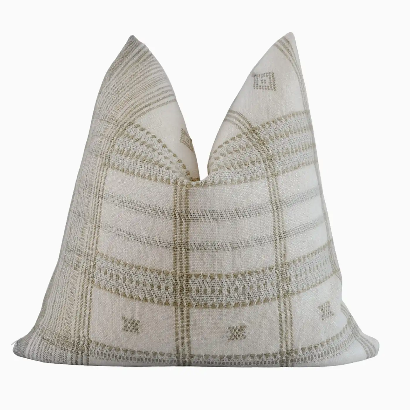 Boho Designers  cotton  Pillow Cove Woven Tufted Boho Throw Pillow Cover With Tassel for Home Decor Sofa 14x24