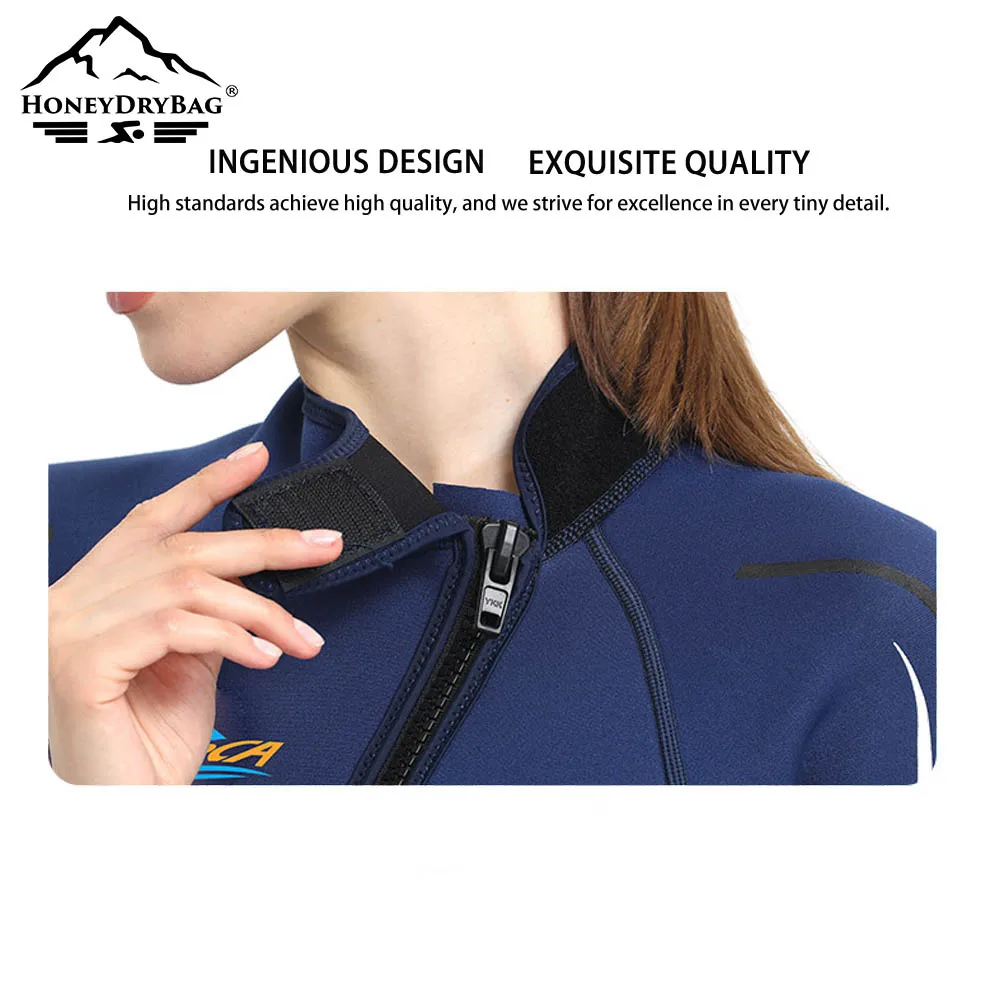 2024 Hot Sale Long Diving Surfing Swimming Snorkelling Harpoon SBR Tight Wetsuit