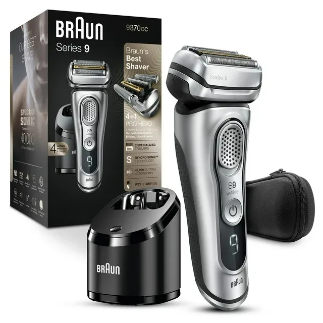 Аккумуляторная мужская электробритва Braun Series 9 9370cc