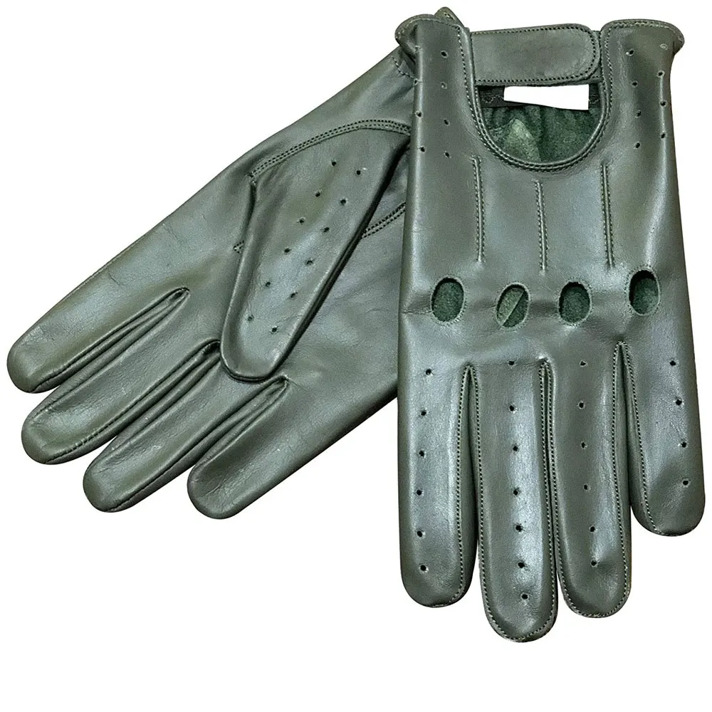 All Sizes Solid Color Personal Protective Equipment Safety Gloves Leather Gloves for Driving