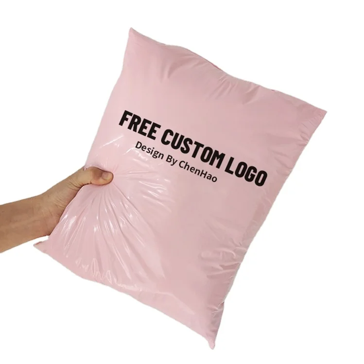 New Design wholesale high quality custom logo plastic pink padded custom mailers mailing bags poly mailers packaging for clothin