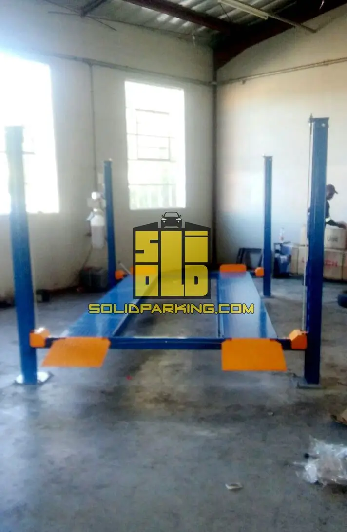 4-Post Hydraulic Car Lifter Simple Parking System for 2 Cars Elevator Type Truck Lift Car Elevator