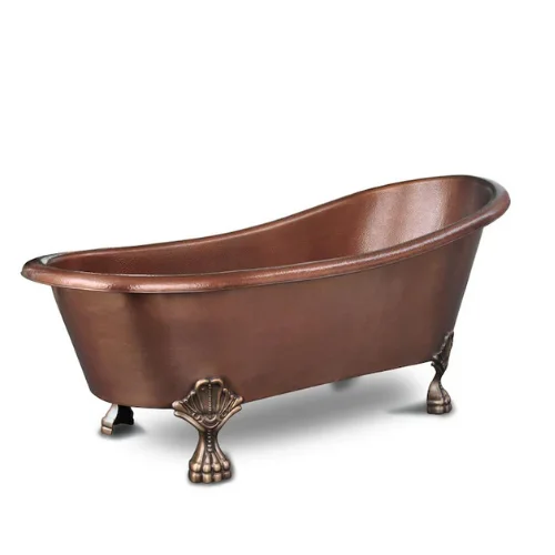 Luxury High On Sale Design Copper Bathtub For Home Hotel Villas Resort Bathing Cleaning Usage New Hot Selling Copper Bathtub