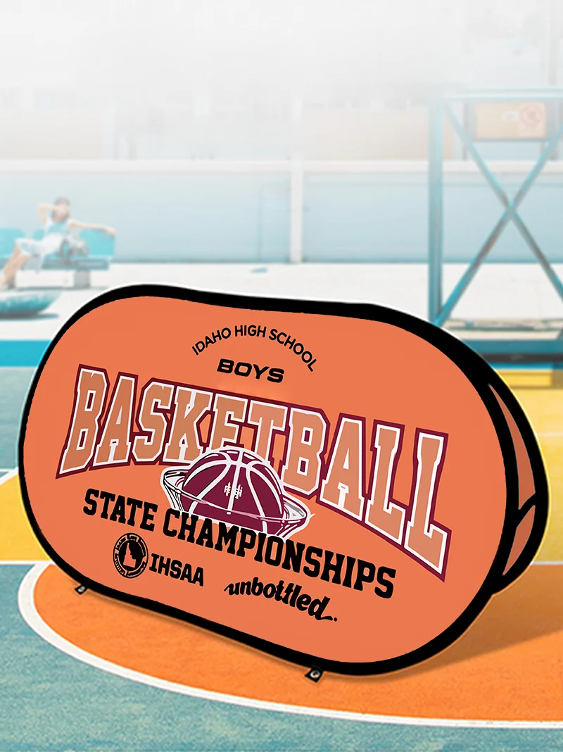 Pop up banner Oval Outdoor Sports Advertising Pop Out banner Sign 1x2m Pop up A frame banners