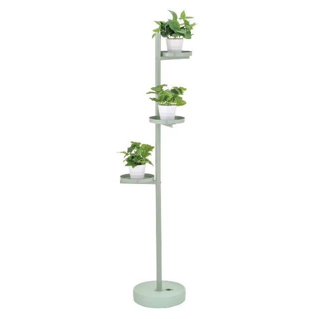 Home storage Balcony Home Decoration 3-Tier Metal Plant Stand Flower Pot Shelf Rack stand for Garden Patio