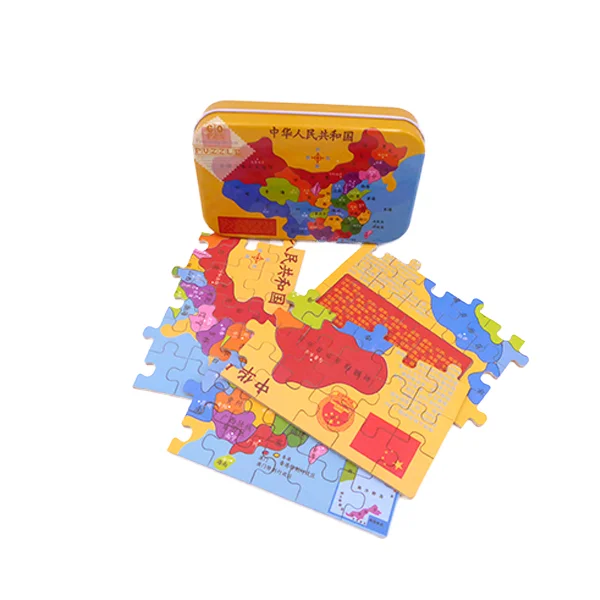 Fairy Tale Jigsaw Puzzle for Kid in a Colorful Tin Box Portable and Educational Puzzle Toy for Imagination and Early Development
