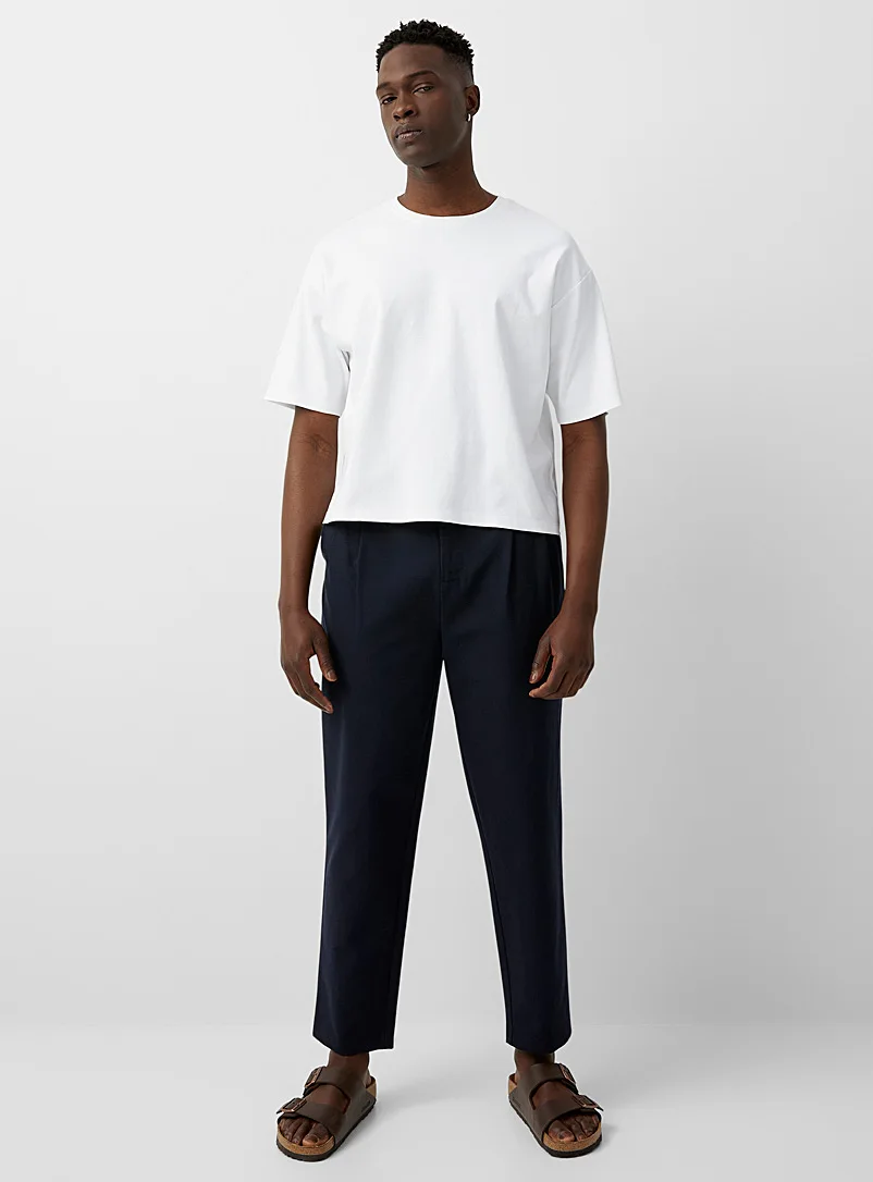 Eco-friendly and breathable hemp cotton t shirts wholesale best clothing Loose Fit High Street T-Shirts on Factory price