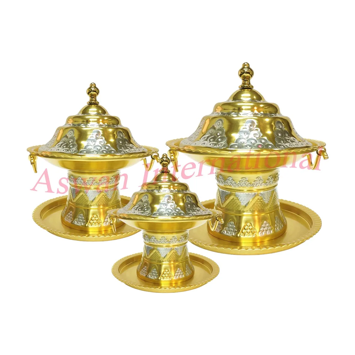 Gold Plated Premium Quality Highest Selling Arabic Stainless Steel Dates Bowls