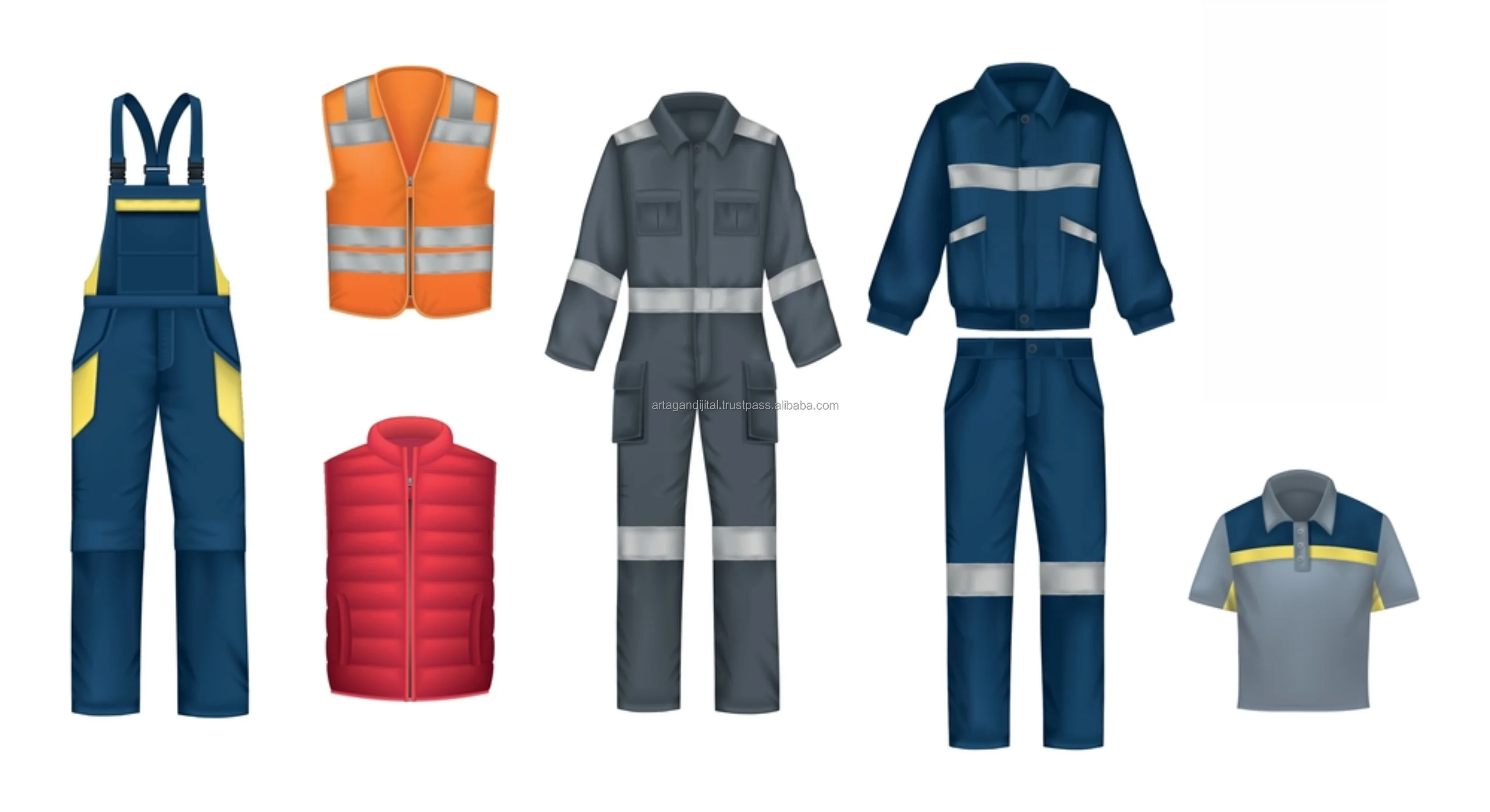 Pants Safety Factory Clothing Workers Uniform  Work Uniform Long Sleeve Wear-resistant Suits