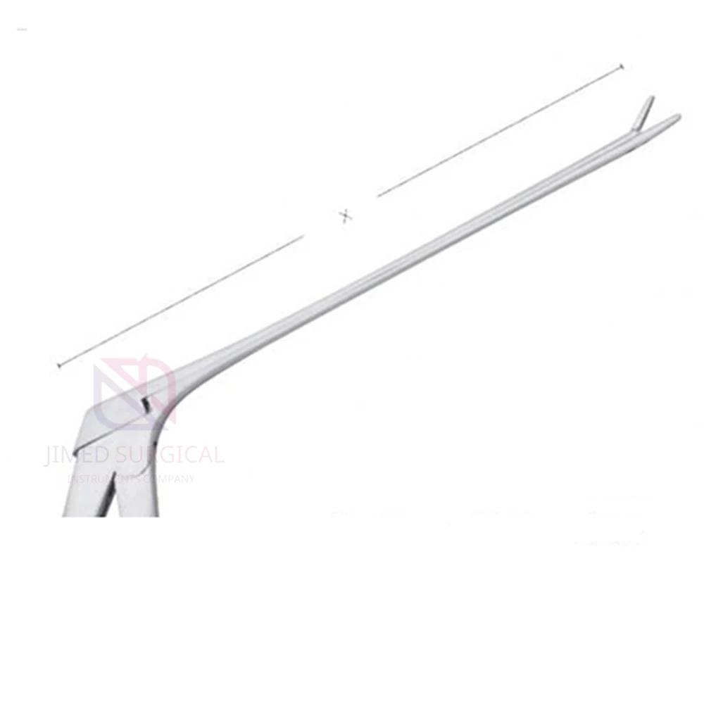 German Stainless Steel Ear Cleaning Aural Forceps ENT Surgical Micro Forceps Alligator Crocodile Ear Cleaner Forceps