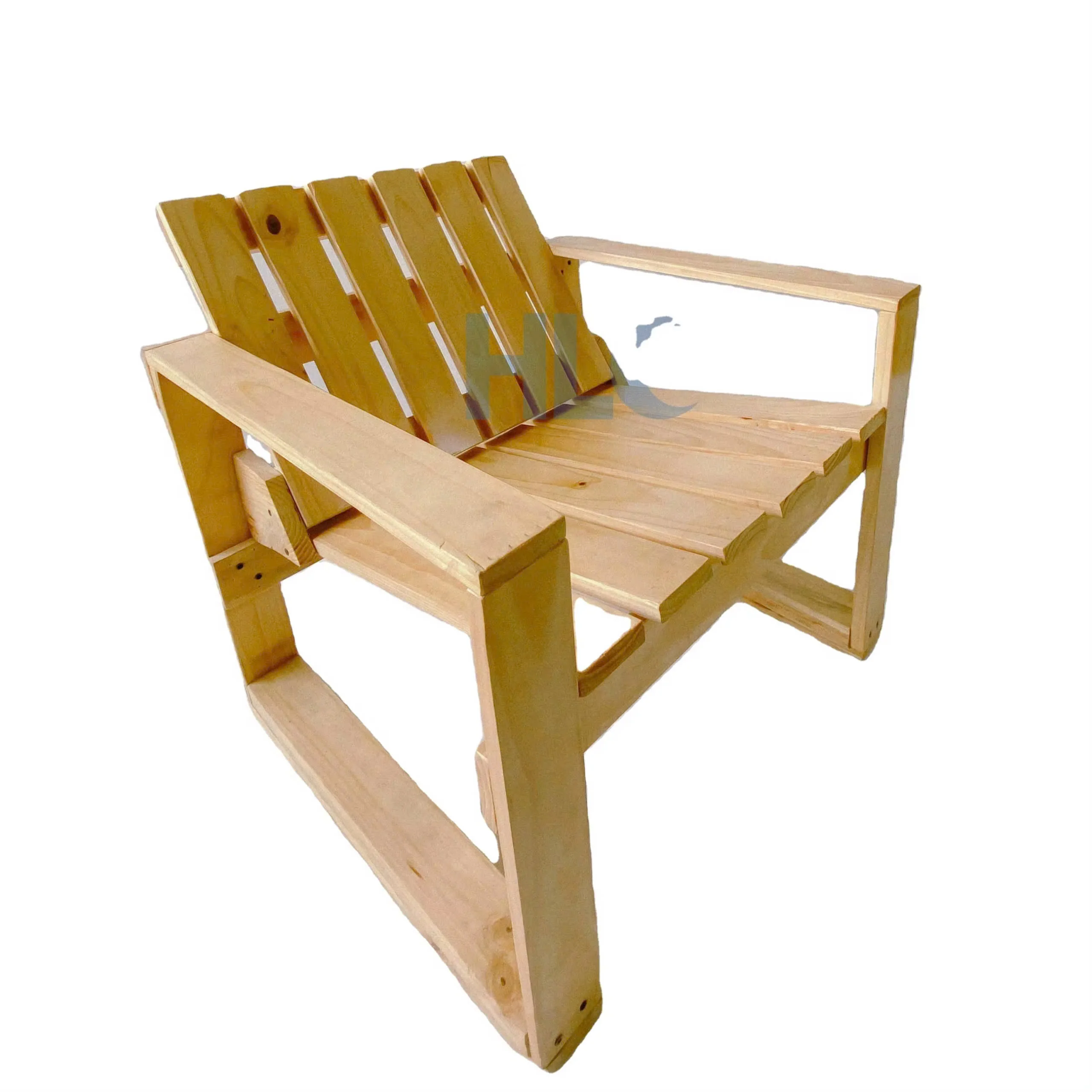Wholesale European Style High Quality Natural Wood Dining Chairs Sturdy Wooden Living Room and Garden Furniture