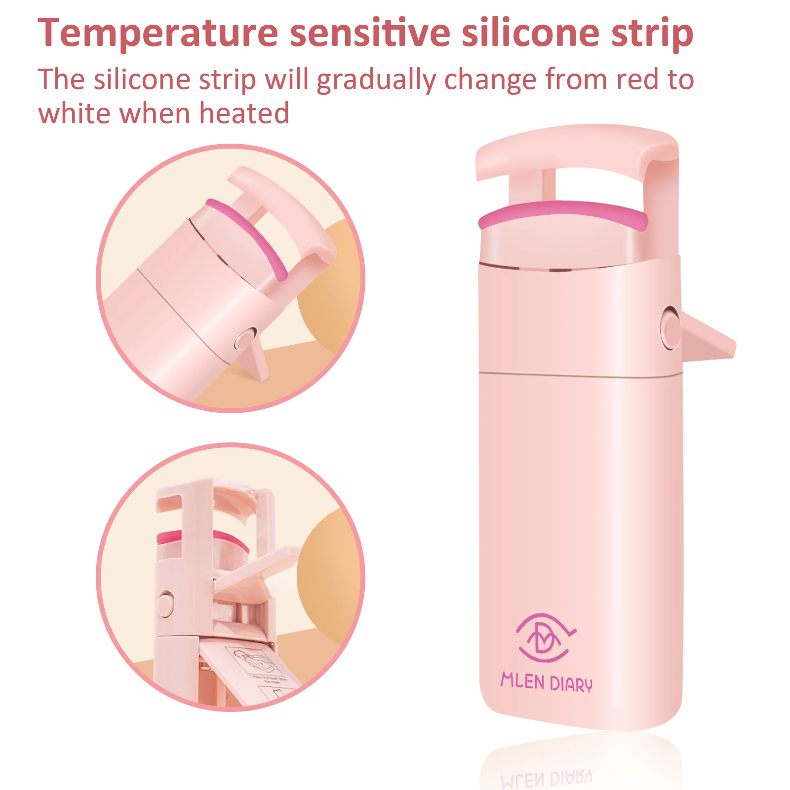 Mini Lash Curler Magic Curl Stainless Steel Private Label Gold Eyelash Curler eyelash applicator tool