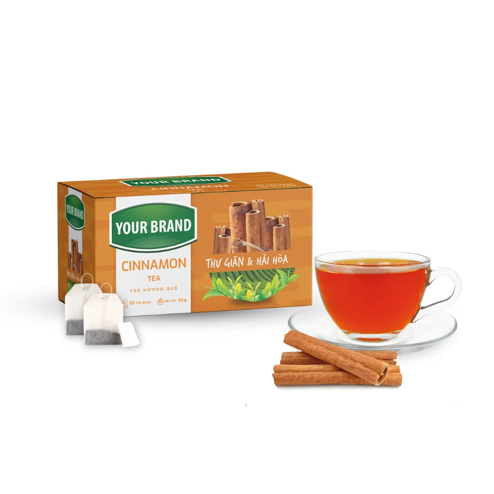 Vietnam Products Fruit Tea Bags Organic Ingredients Slimming Tea Bulk Packages For Cafe Shop Tea Box Packaging