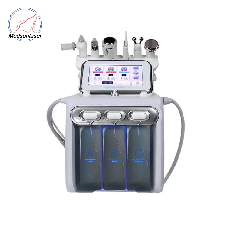 2024 6 in 1 oxygen facial machine  skin clean rejuvenation