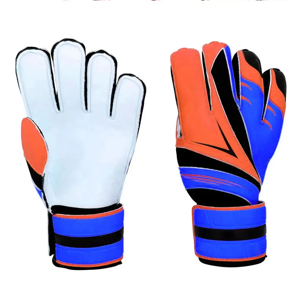Custom Design German Latex Profional Goalkeeper Gloves for Adults Youth OEM Sialkot Made Football Gloves with Finger Protection