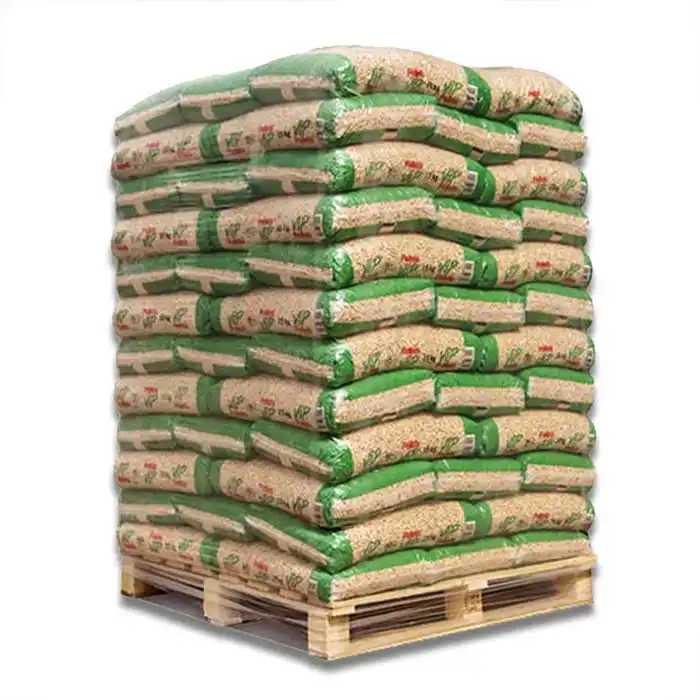 Approved Wood Pellets in 15kg Bags EN Plus A1class A1 Pine Wood 6mm Cooking Stick Origin Shape Heating Ash Place