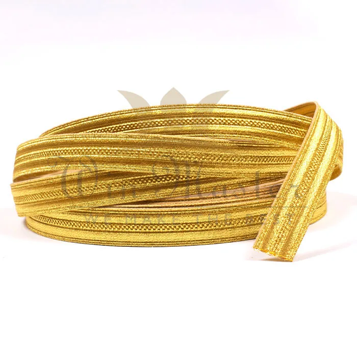 13mm - Gold - Cellophane - Maritime Uniform Lace