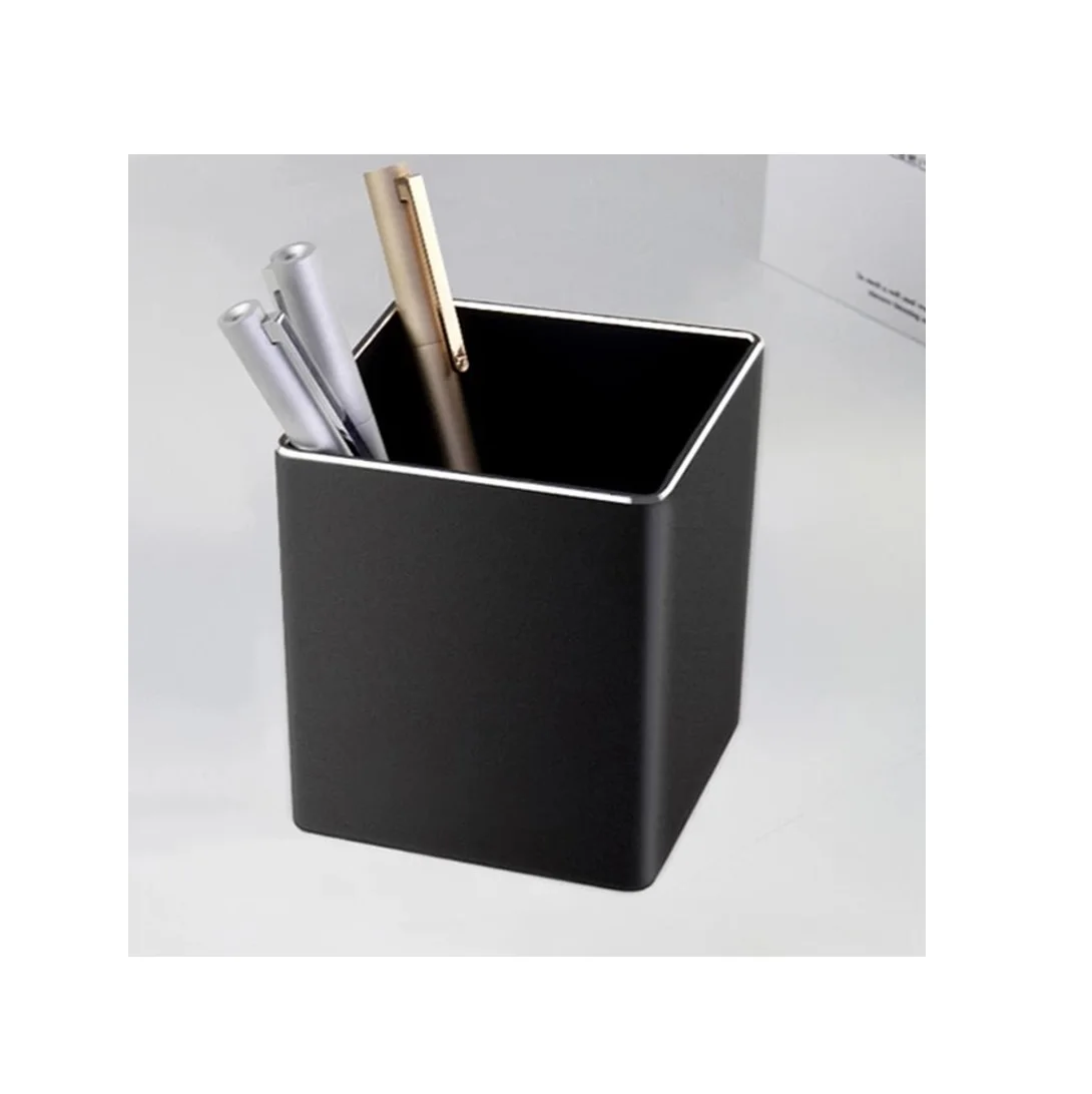 Natural Bamboo Wood Desk Pen Pencil Holder Stand Multifunctional Pencil Cup Pot Desk Organizer for Office