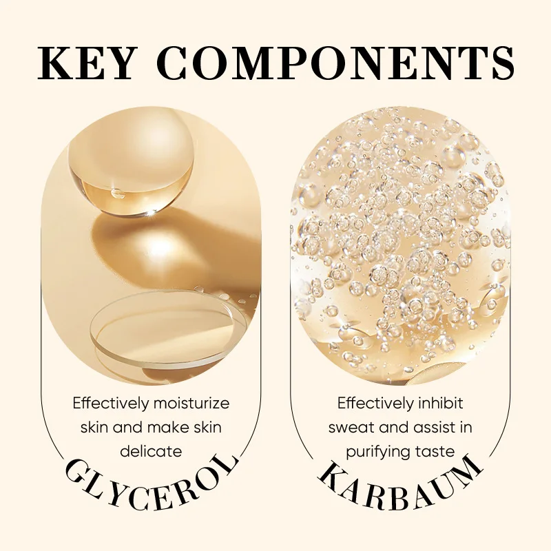 Armpit Deodorant Women Natural Fragrance Scent Antiperspirant Roll On Deodorant Gel Customized Style