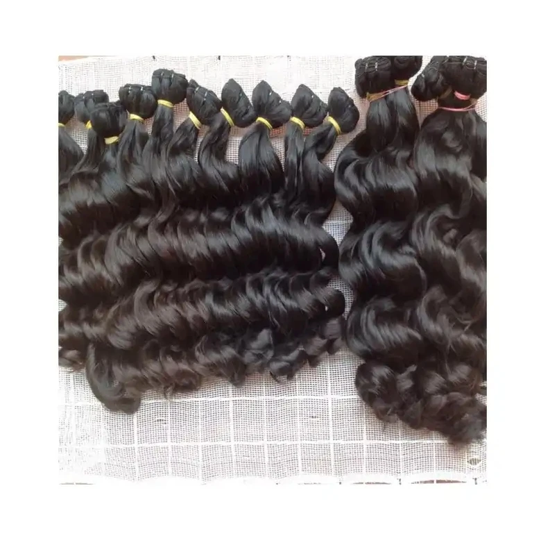 100% Virgin Natural Raw Vietnamese Hair Human Price Best hair extensions Deep Wave hair Guaranteed quality From Vietnam