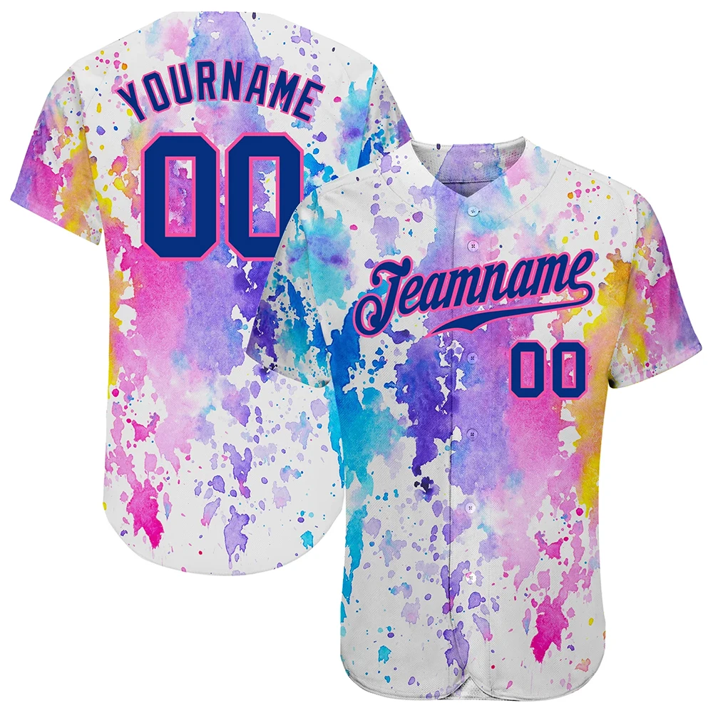 Custom Baseball Jersey Softball Shirts High-quality Print Team Name/Number Outdoors Big size for Men/Lady/Kids