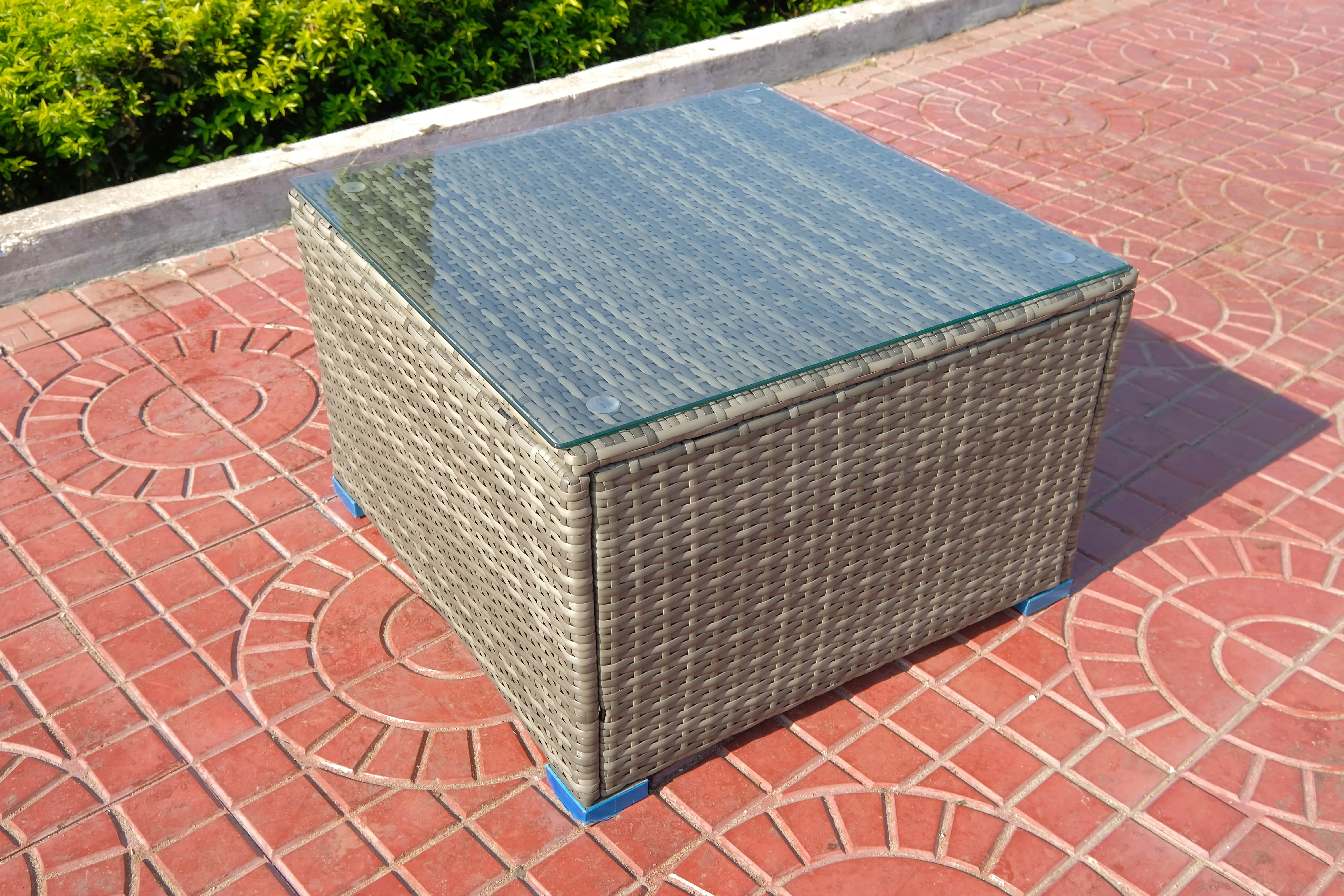 Уличная плетеная мебель из ротанга комплект садовых диванов 5 предметов