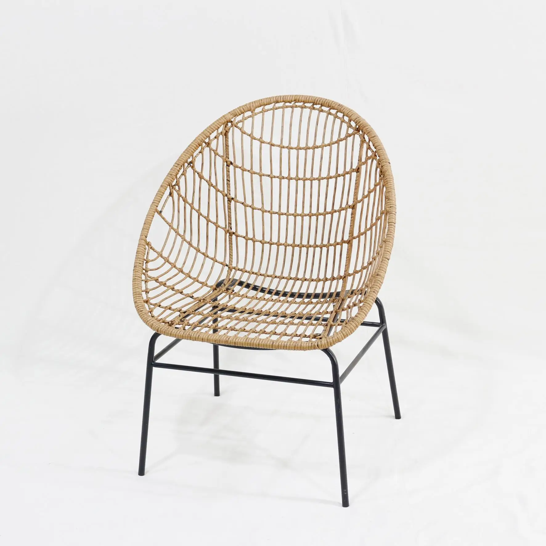 CH-factory Outdoor Egg Chair with Ottoman, Comfortable and Stylish for Relaxing Outdoors