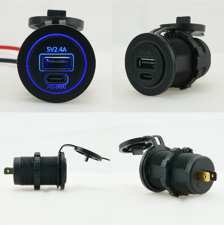 Hot selling products usb caravan charger socket car USB Socket ideal for Automotive