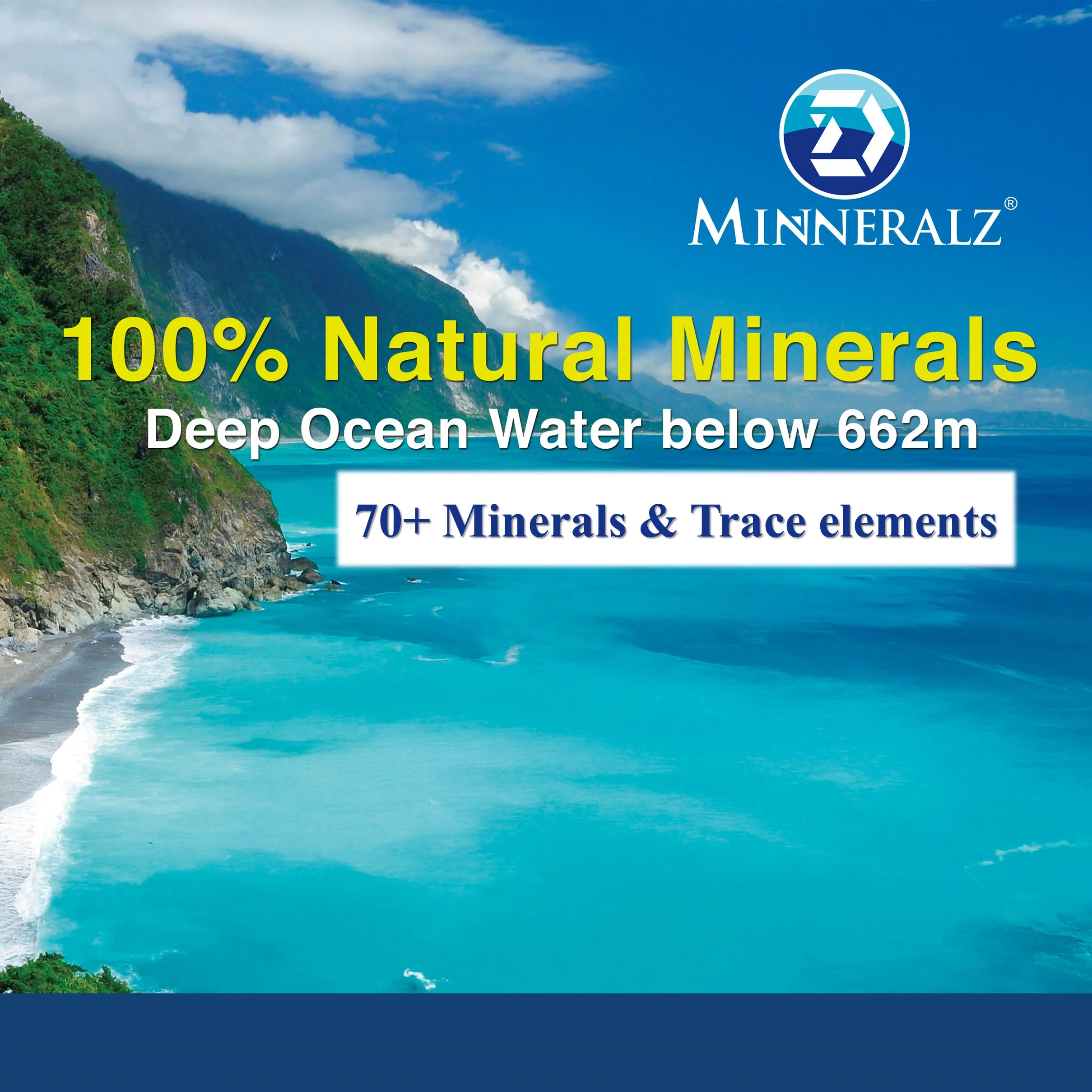 [D-minneralz] Taiwan Natural Deep Sea Minerals Concentrate for healthy food or drinks