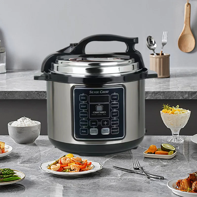 large capacity 5l aluminium usa germany made electric best electronic weight pressure cooker in german