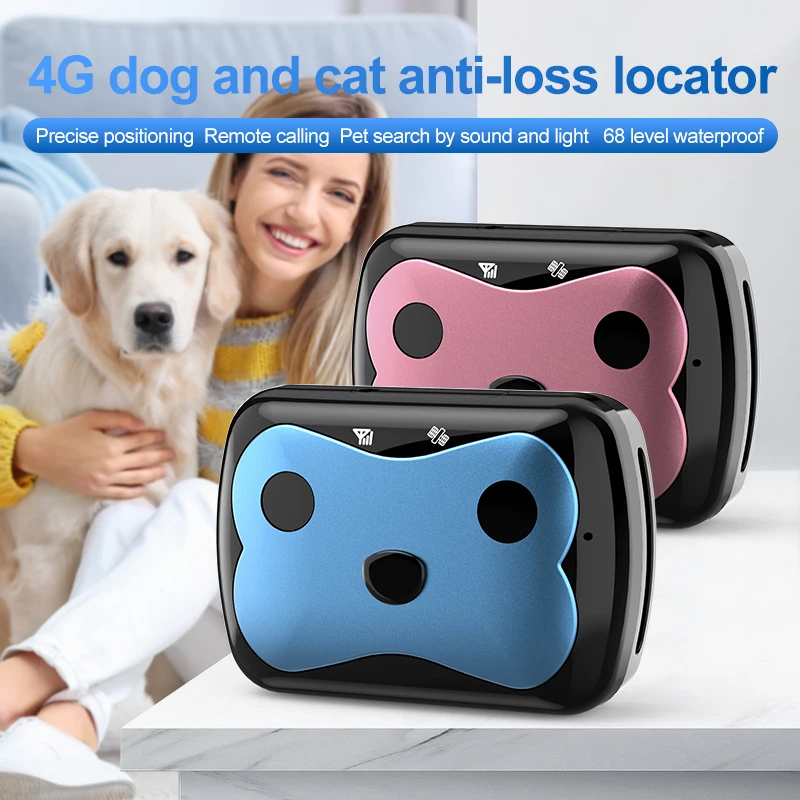 Dog activity monitoring anti-lost electric detection tracer smart real time mini cat 4g gps tracking locator pet tracker