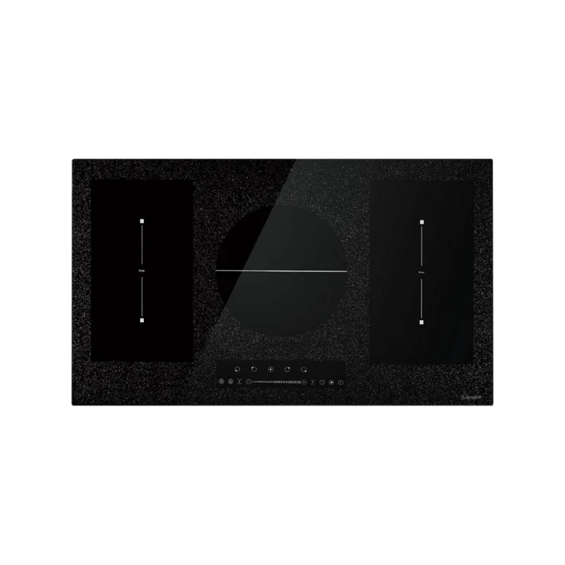 WHOLESALE 36 in Electric Stove Induction Cooktop with 5 Booster Burners Including 2 Element Smooth Surface in Black, 36 inches