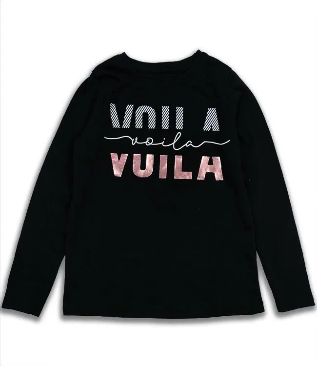 2024 High Quality Girls Long Sleeve Printed T Shirts Custom Cotton Clothing T-shirt from india