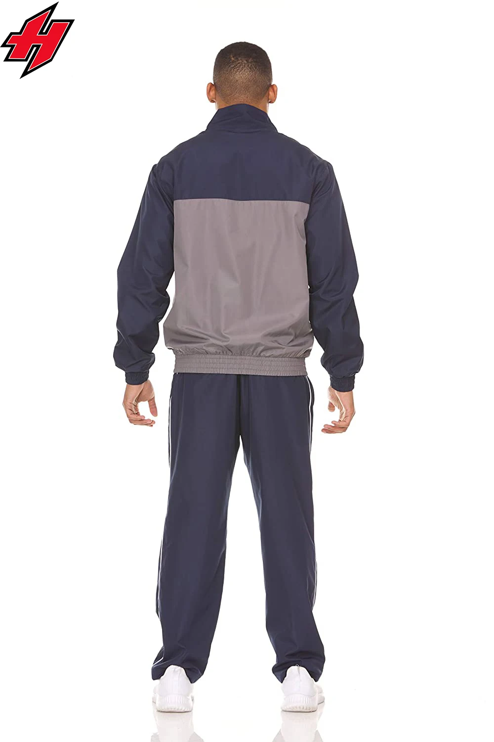 New Custom Casual Windbreaker Tracksuit Jogging Set, Sport Design Your Own Polyester track suit fabric 100% polyester
