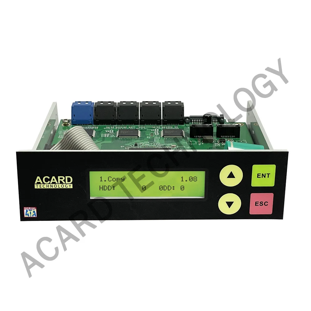 Acard 1 to 11 Controller for Blu-ray BD/DVD/CD Disc Copy Duplicator + SATA Cables