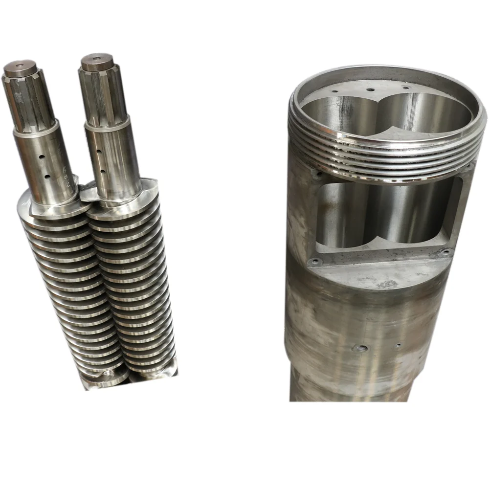 65/132 SKD Twin conical screw and barrel for plastic extruder machine